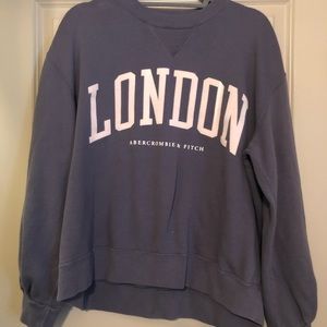 Abercrombie & Fitch - Blue “London” Crewneck
